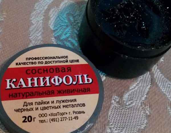 Для чого використовується каніфоль
