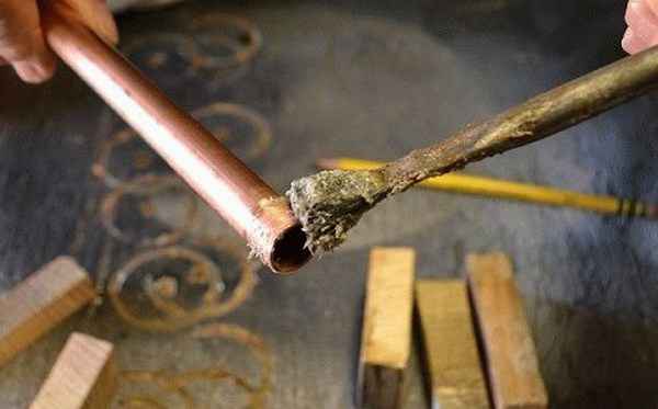 Підготовка мідних труб перед паянням