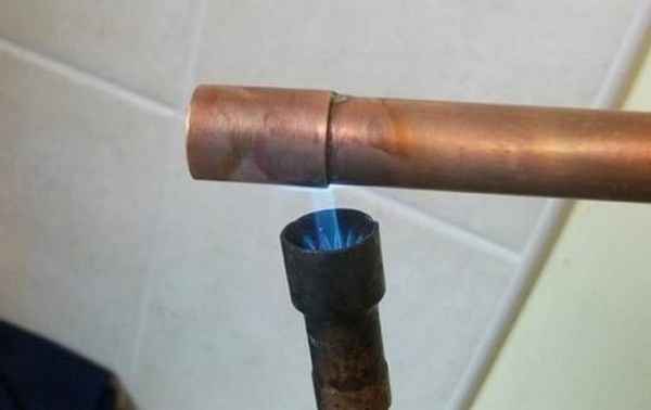 Підготовка мідних труб перед паянням