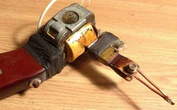 Варіант імпульсного паяльника з понижувального трансформатора